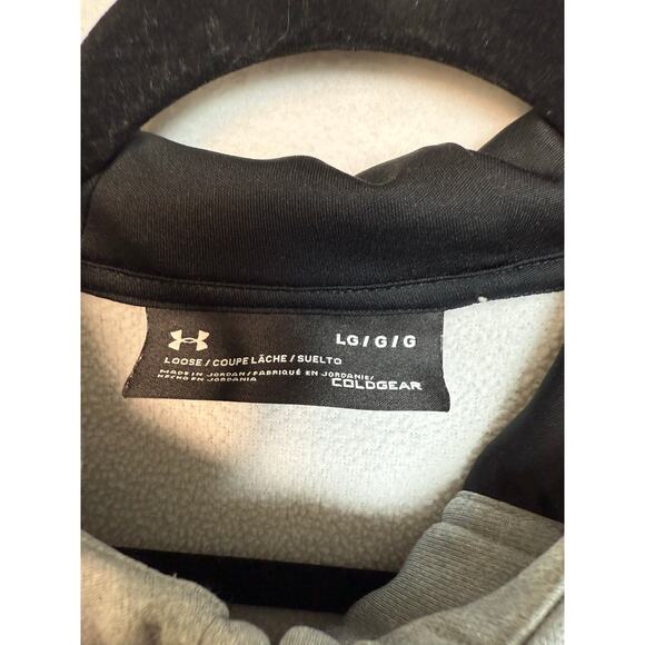 Under Amour Full Zip Hooded Sweatshirt, Size Large - Picture 3 of 4